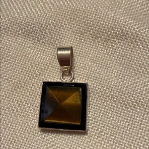 Elegant Silver and Gold Pendant